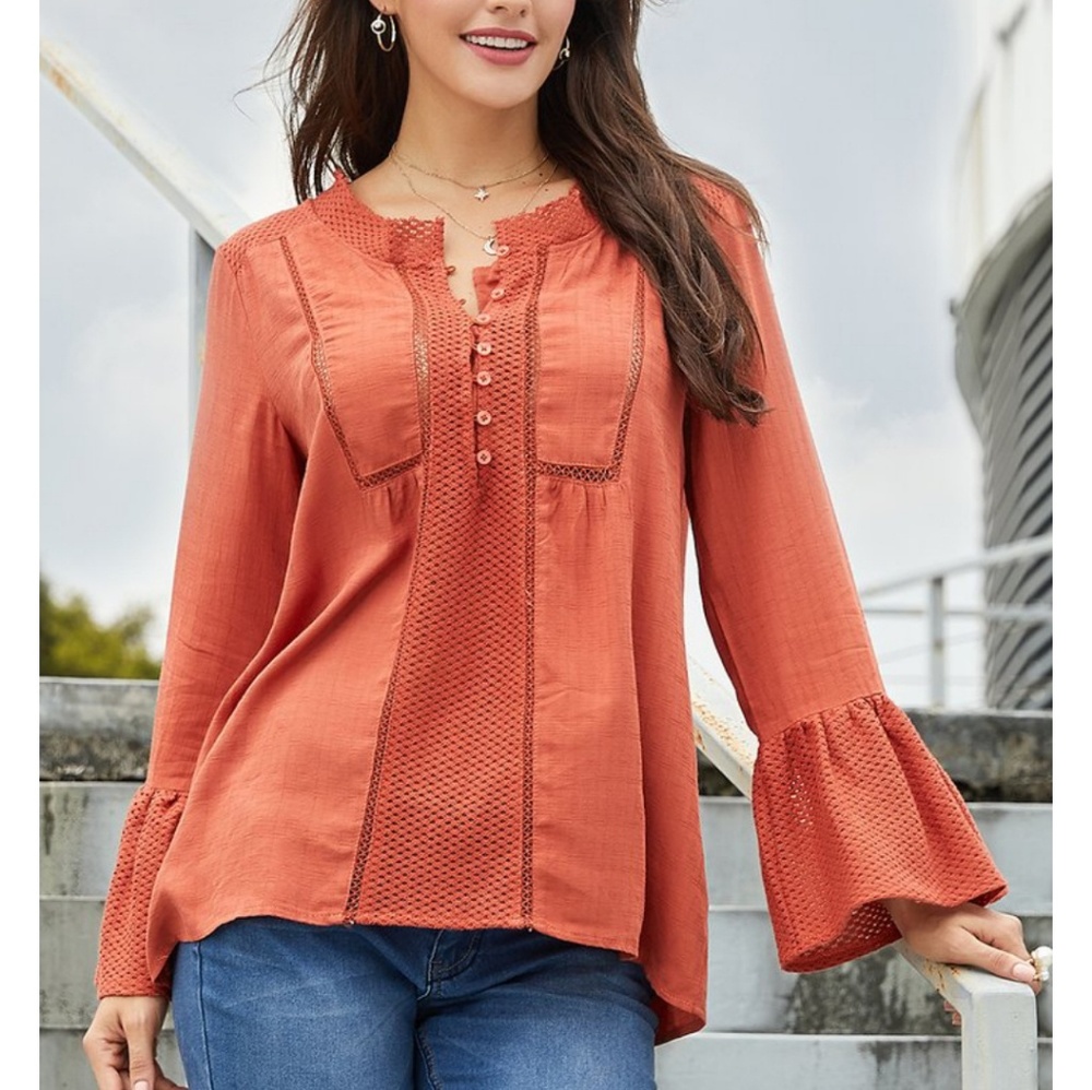 NWT bell sleeve tunic